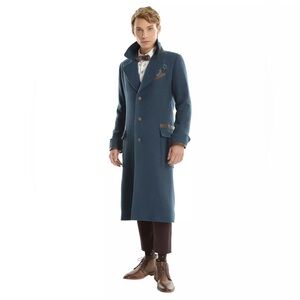 Fantastic Beasts Harry Potter Newt Scamander blue coat Hot Topic XL